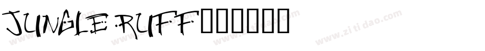 Jungle Ruff字体转换